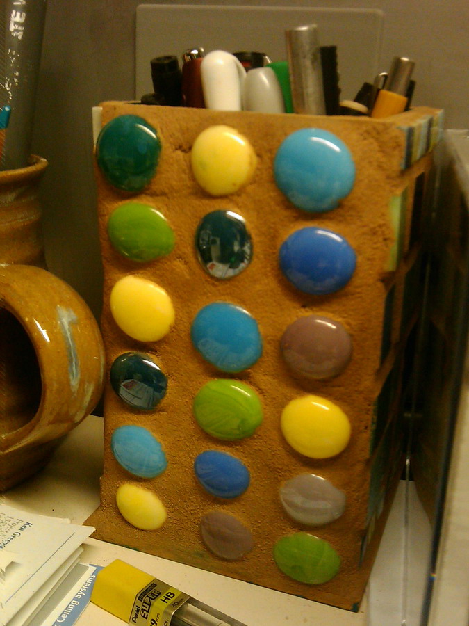 Steven's Pen Holder (made by his daughter!)